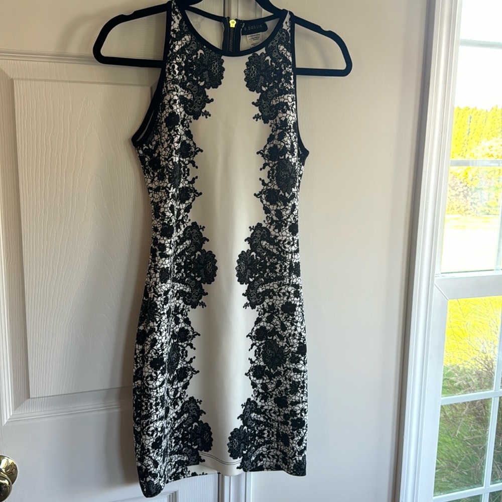 Black and white dress